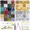 1760PCS Jewelry Making Kit for Adults – Natural Crystal Beads, Jewelry Findings, Tools for DIY Bracelets, Earrings, Necklaces & Rings